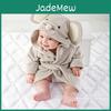 Girls Boys Baby Cute Toddler Cartoon Plush Receiving Blanket Cloak Wrap Bathrobe