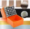 Set of 36 Alphanumeric Steel Letter Punch Chisels for DIY Leathercraft and Jewelry.