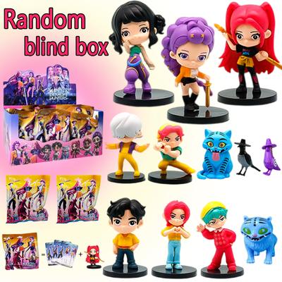 1-24 Stück KPop Devil Hunter Puppe Vinyl Spielzeug Rumi Mira Zoi Charakter Vinyl Maske Blind Box Ornament Fans / Kind Blind Box Geschenk