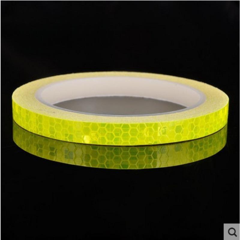 Adesivi riflettenti per biciclette, adesivi per mountain bike, adesivi per carrozzeria, dispositivi di sicurezza luminosi, accessori per motociclette