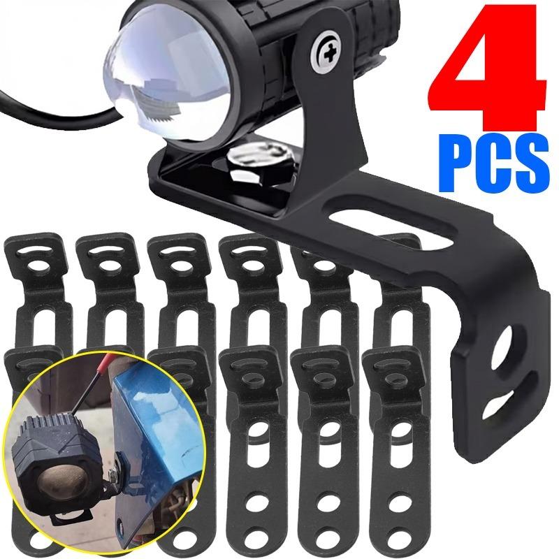 Adjustable Motorcycle Spotlight Mount Universal Bracket for Scooter E-Bike Fender LED Fog Light Holder Metal Moto Accessories