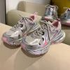 Summer Retro Platform Sneakers For Women Thick Sole Height Increasing Casual Comfortable Fashionable Versatile Shoes
