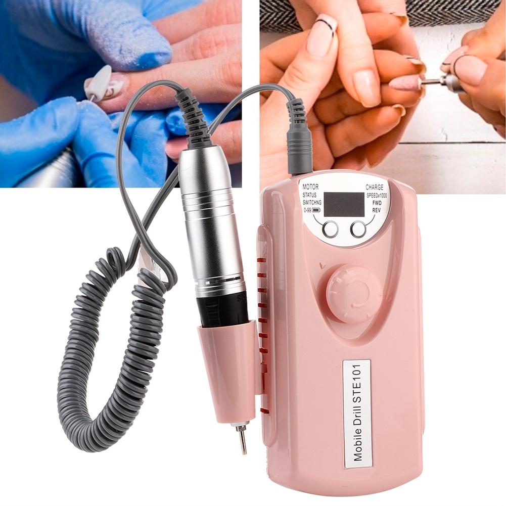 Portable Rechargeable Polisher Electric Nail Art Drill Pen Polish Manicure Machine
