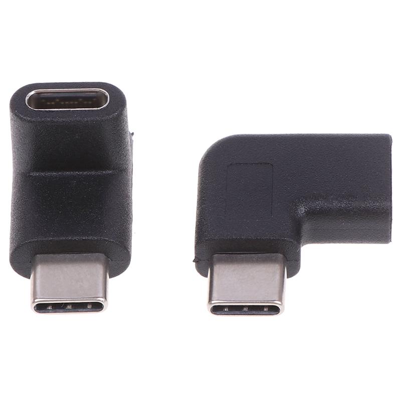 Rechtwinklig 90 Grad USB 3.1 Typ C Stecker auf Buchse USB-C Konverter Adapter