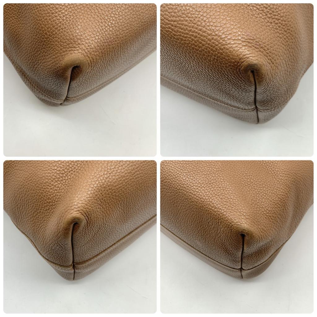 BOTTEGA VENETA Eneta Intrecciato Tote Bag Genuine Leather Brown A4 Size Large Capacity Unisex Women Men 145166