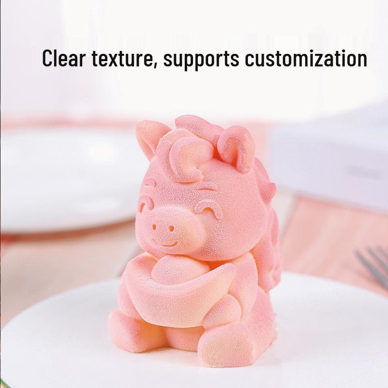 Yuanbao Horse Mousse Silicone Mold - Chocolate, Ice Cube, Dessert, Cake Decoration, Year of the Horse Baking Mold