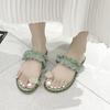 Fashion Summer Women Cute Pineapple Flat Sandals Toe Flip Flops Casual Slippers