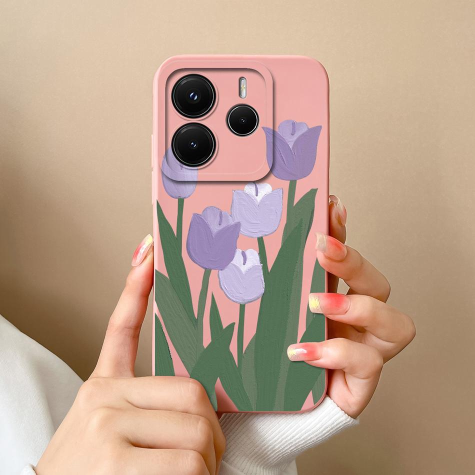 For Redmi Note 14 Pro Plus Case Cartoon High Quality Phone Cover For Xiaomi Redmi Note14 Pro+ Soft Liquid Silicone Back Covers