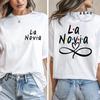 La Novia TShirts for Women Girls Novia Bride Spanish Latina Bachelorette Party TShirt Bridesmaid Design Womens Tops Tees