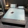 Jacquard Ice Silk Mat Bed Maternal and Infant Grade Ice Silk Summer Air Conditioning Mat Machine Washable