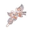 Fashion Women Butterfly Shape Rhinestones Inlaid Hair Clip Hairpin Headwear
