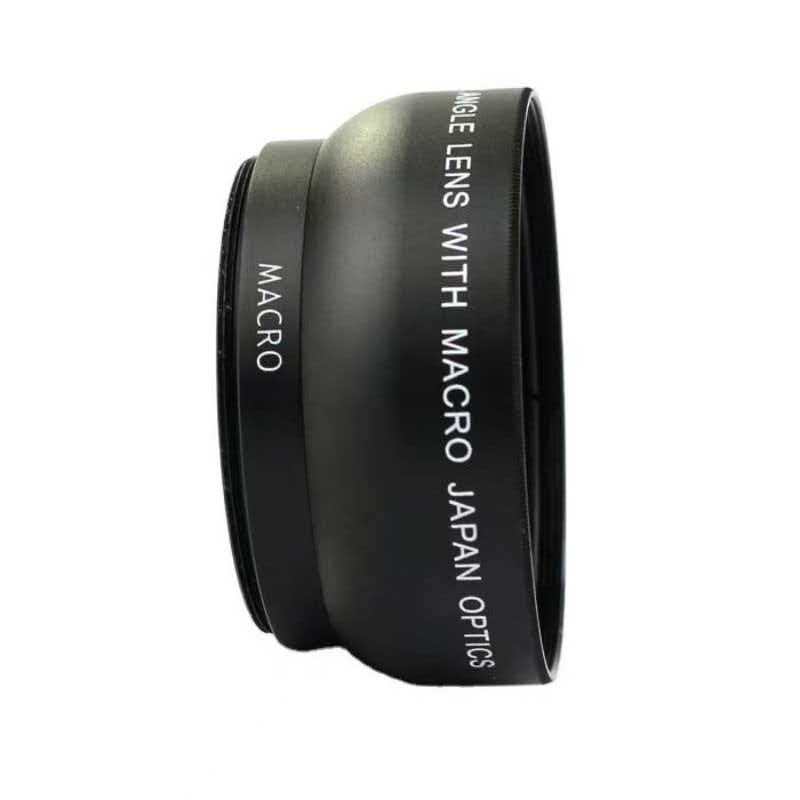 Obiettivo Grandangolare HD 49MM 0,45x con Obiettivo Macro Sostituzione per Fotocamera Canon Nikon Sony Pentax 49MM