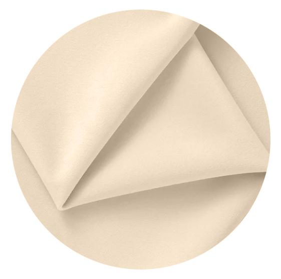 Round Tablecloth, Matt Velvet, 320Cm, Cream