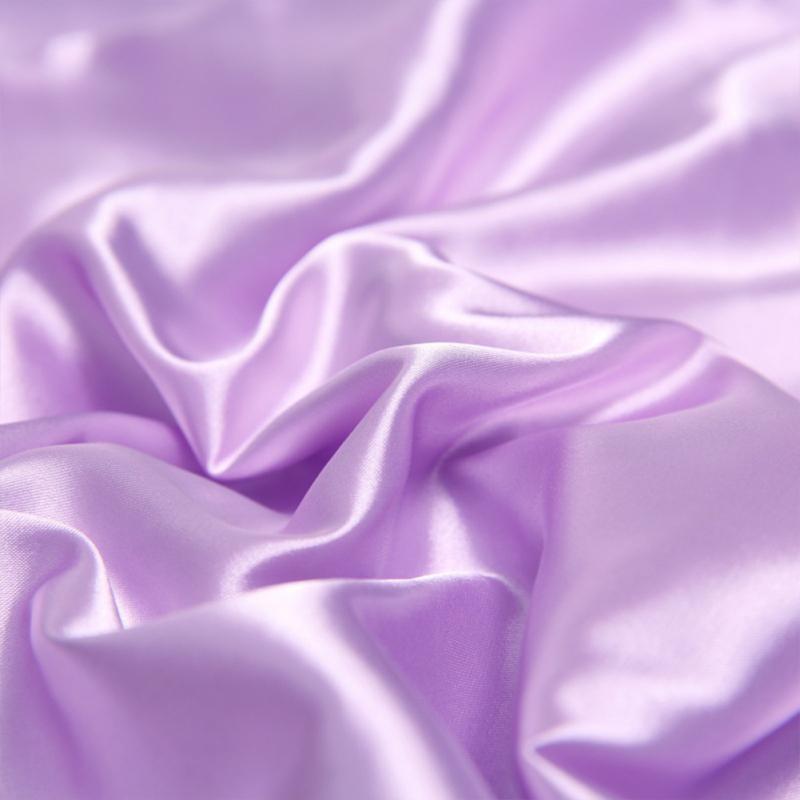 2pcs Pillowcase, Artificial Silk Soft Breathable Skin-friendly Solid Color Cushion Cover With