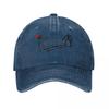 Lucky Luke His Shadow Men Women Baseball Caps Cartoon Daltons Anime Distressed Washed Caps Hat Outdoor Adjustable Fit Headwear