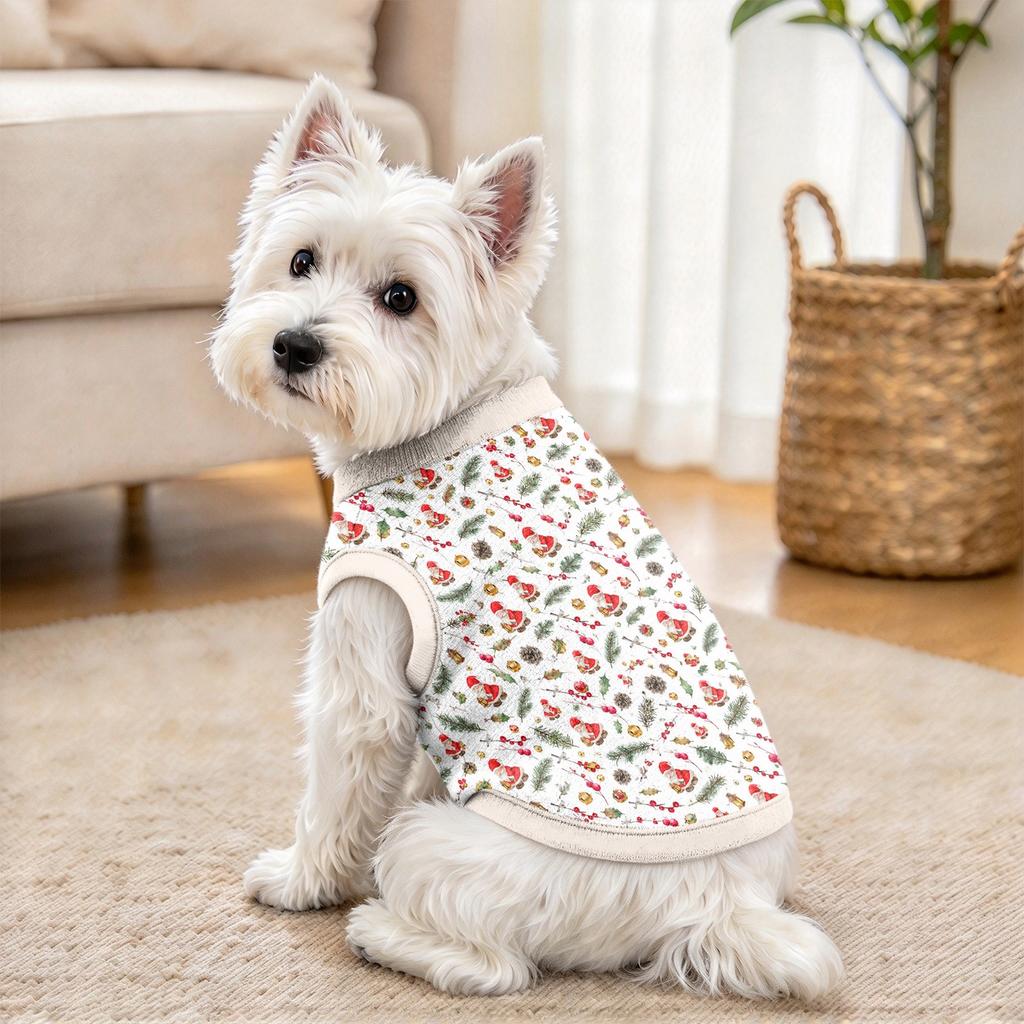 Pet Christmas Print Clothing, Festive Holiday Pet Apparel for Seasonal Celebrations and Daily Use