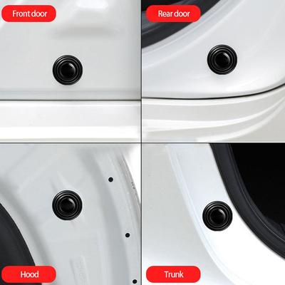 Auto Parts 4Pcs/lot Car Trunk Sound Insulation Pad Universal Car Door Shock Absorbing Gasket for VW Shockproof Thickening Cushion Stickers