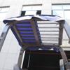 Forklift Cover Top Awning with Transparent PVC Skylight Shade Waterproof Canopy for Snow