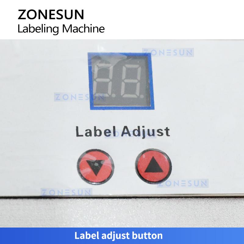 ZONESUN ZS-LT50 Semi-automatic Round Bottle Labeling Machine