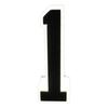LED House Number Sign Smart Solar Illuminated Address Plaque Mailbox Light Easy Installation Outdoor Waterproof Lighting