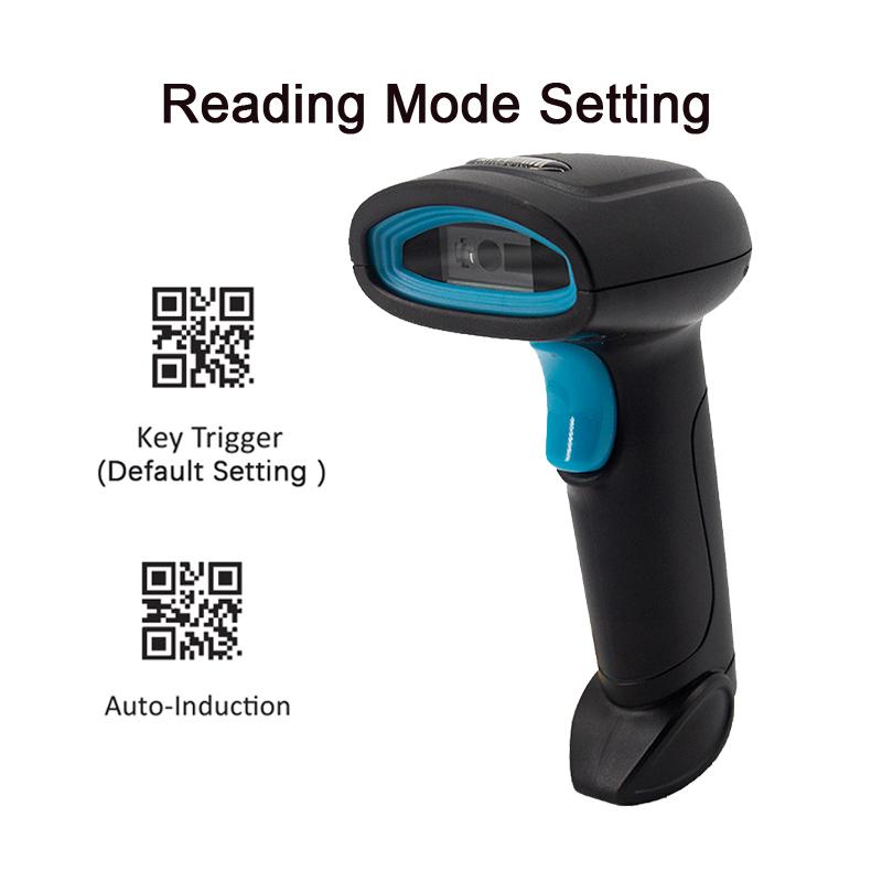 Skaner kodów kreskowych 1D 2D Przewodowy lub Bezprzewodowy lub Bluetooth Czytnik kodów kreskowych kod qr kod Datamatrix kod PDF417 Skaner ręczny