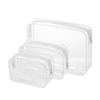 Large Capacity Transparent PVC Makeup & Toiletry Bag for Convenient Travel