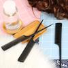 4/6pcs Portable Hairdressing Combs Plastic Small Row Comb with Thick Teeth Pointed Tail Back Comb Big Teeth Comb for Styling