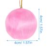 30Pcs Reusable Christmas Tree Decorations Snowball Pendant Silk Ball Holiday Ornament for Office Home Party Setup