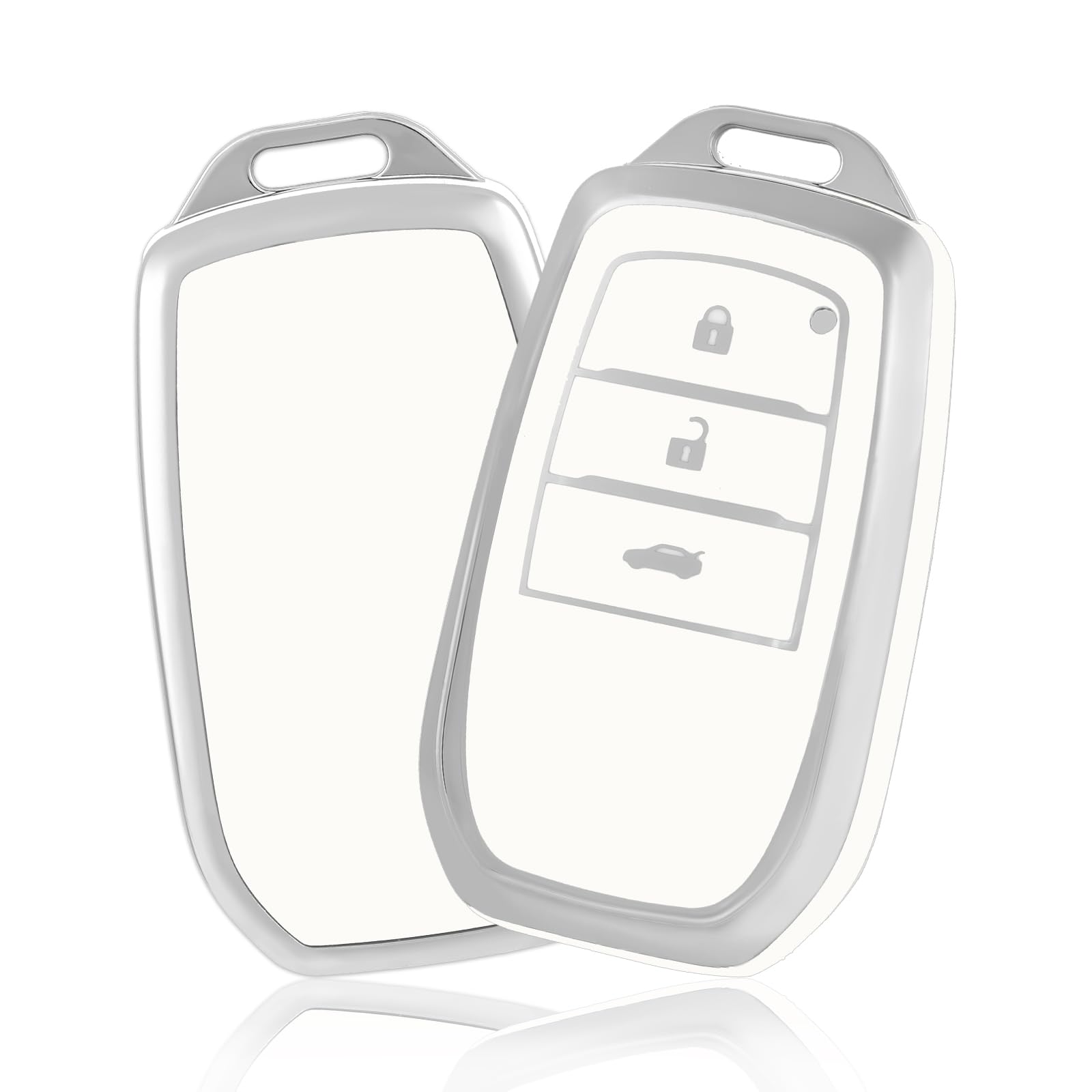 OFF WE GO Key Shell TPU Car Key Cover Key белый