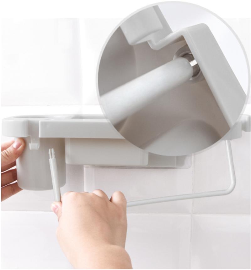 Hairdryer Handle Hairdryer Handle Practical Universal Adhesive With Damage Free Hands PP Rack Rack Home Bathroom Free Wall Mounted Bathroom | Bathroom