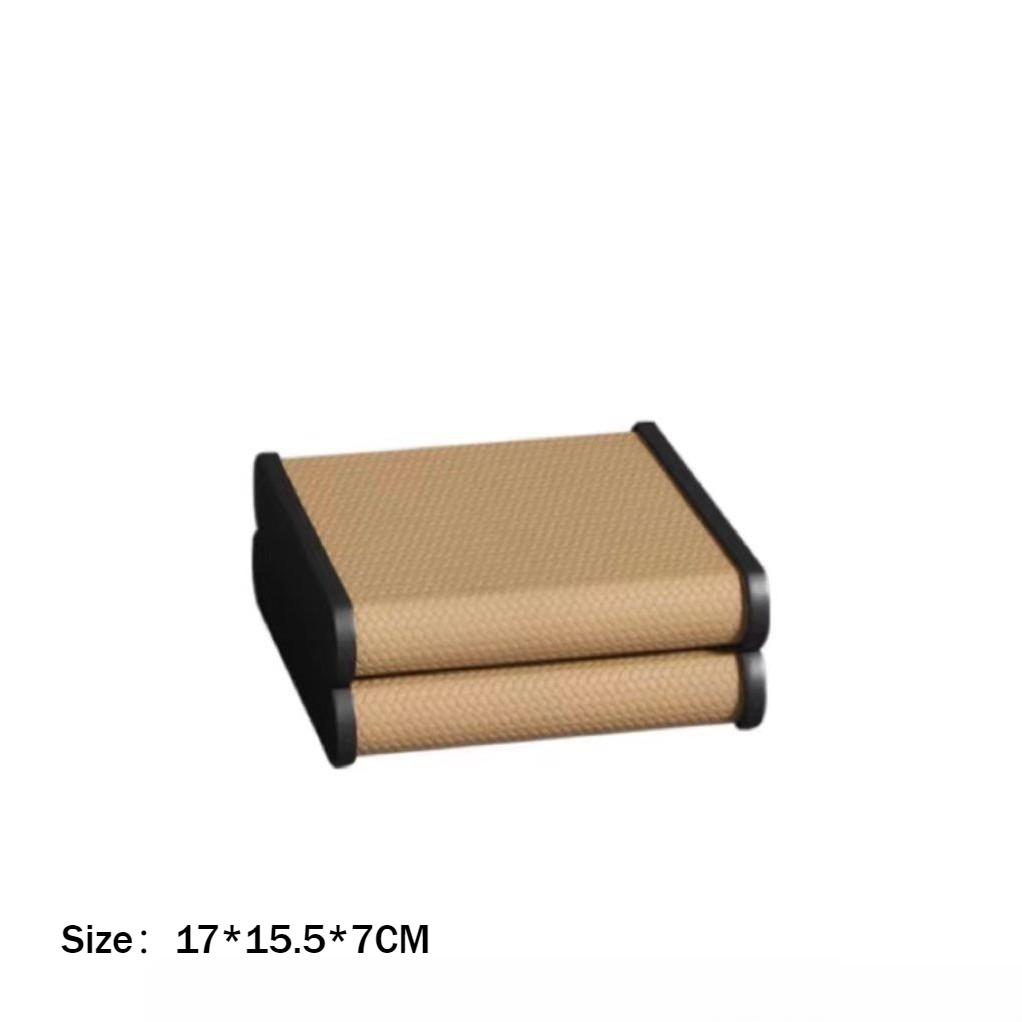 

Household Jewelry Storage Box Horsehair Trinket Showcase Boxes Necklace Bracelet Organizer Case Exquisite Jewellery Cases