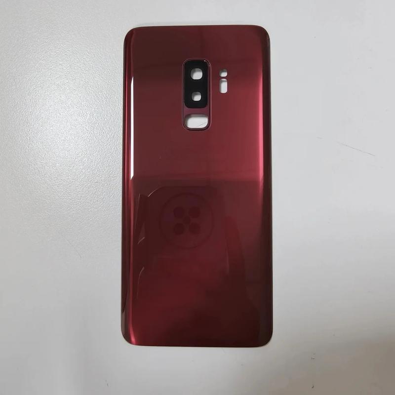 For Samsung Galaxy S9 G960 / S9 Plus G965 SM-G965F Battery Back Cover Rear Glass Panel Housing Case Camera Lens Replace