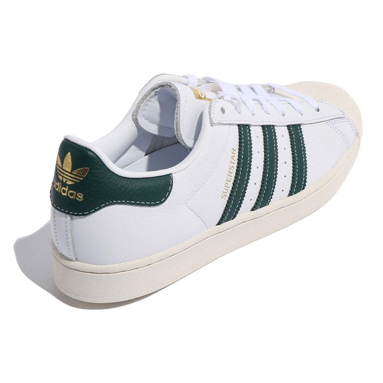 Adidas Superstar Bílé Kolegiální Zelené Unisex Tenisky Cloud-White Zlatá Fólie GZ1604