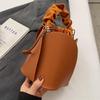 Drawstring Design Water Bucket Bag Women Solid Vegetable Basket Handheld Crossbody Bag Autumn Winter New High End Wedding Bag