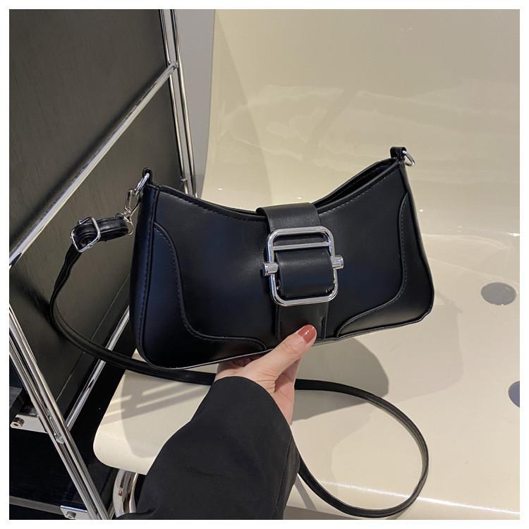 Retro Texture Patchwork Minimalist Fashion Spring 2024 New Trendy Handbag Shoulder Bag