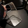 Transparent Fine Glitter iPhone 14 Pro Max Case - Suitable for iPhone 15, Soft Shell, Luxury Design