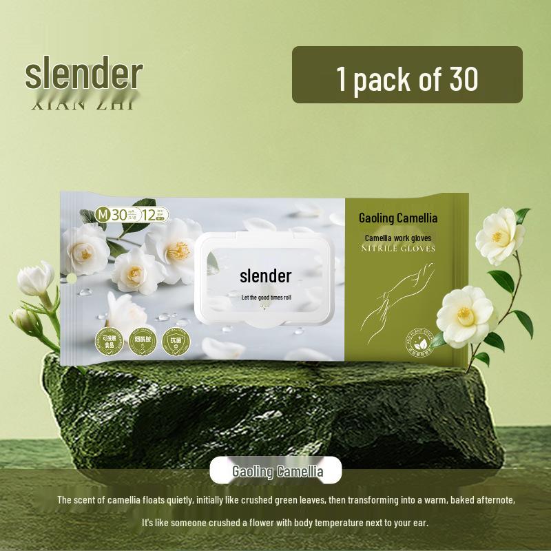 

Starry Extra Thick & Long Disposable Nitrile Gloves - Waterproof, Durable, Non-slip, Food Grade with Niacinamide for Whitening & Rejuvenation