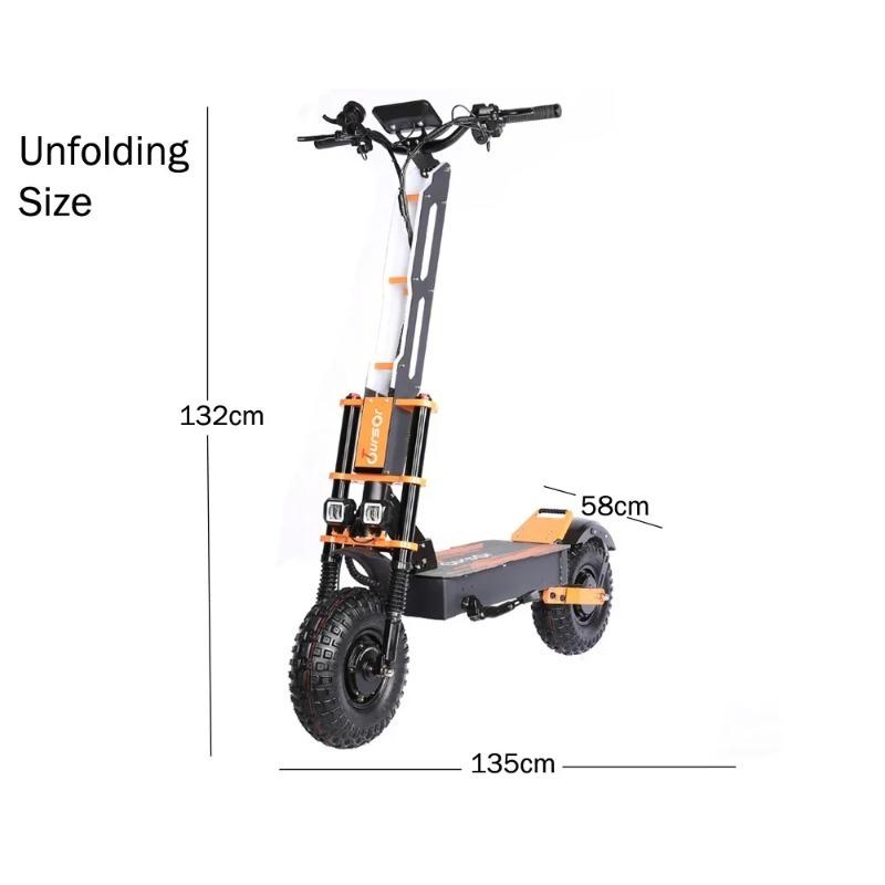 X8 PRO 2025 Neuer E-Scooter 130KM/H 8000W Doppelmotor Elektroroller Lange Reichweite 14 Zoll 60V 8000W Hochgeschwindigkeitsroller Zweirad