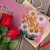 12pcs Handmade Festival Greeting  Cards Diamond Drawing Birthday Thanksgiving Cards Gift For Kids