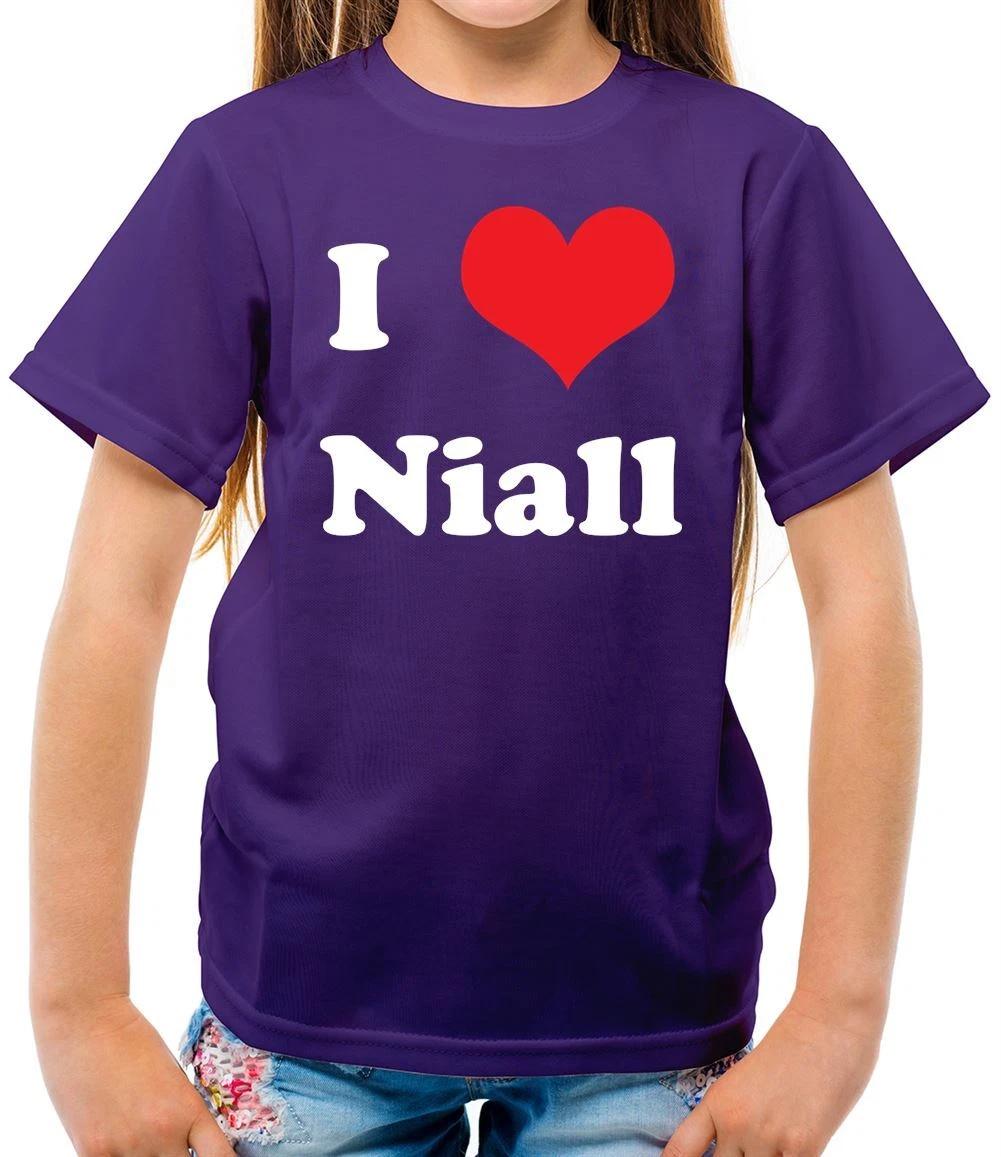I Love Niall - Kids T-Shirt - Tour Music Festival Horan Pop Gig 100