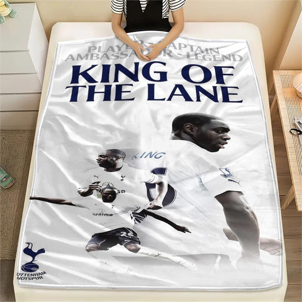 Tottenham Team Print FlAannel Blanket, High Quality Comfortable for All Seasons, Home Decor, Warmth and Comfort