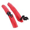 4 Colors Durable Mountain Bike Front & Rear Fenders Tyre Mudguards with LED Taillight