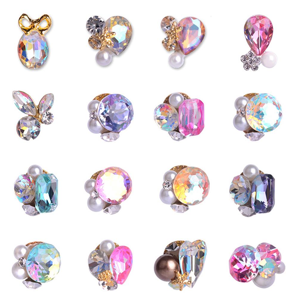 

Heart Bow Five-pointed Star Nail Jewelry DIY Nail Art Rhinestones Nail Art Decorations Nail Diamond