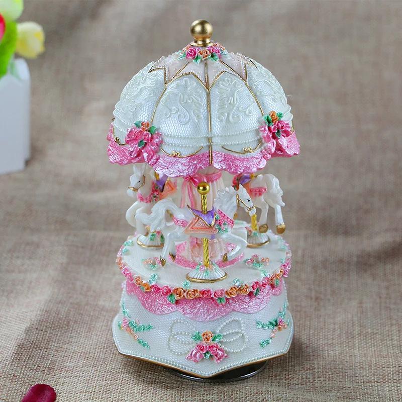 DurableCarousel Music Box Music Box Creative Christmas Birthday Gift Girls Girls Children