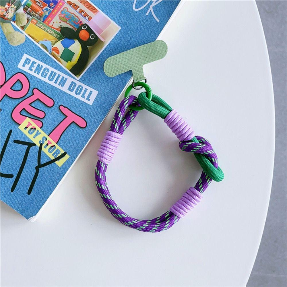 

Multi-purpose Mobile Phone Lanyard Anti-loss Colorful Phone Wrist Strap Phone Decor style 5