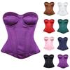 Women's Color Lace-Up Bustier Corset with for Wedding Dress and Formal Occasions