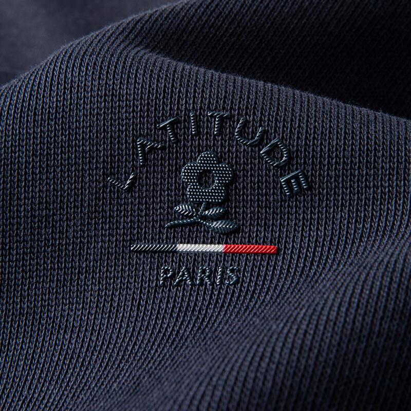 MONTAGUT Men's Patchwork Crew Neck Sweatshirt