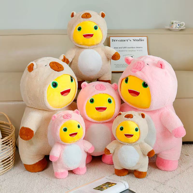 38/50cm New Simulation Chubby Milk Dragon Doll Stuffed Plush Toy Cartoon Anime Cute Pillow Children's Birthday Gift Fun Doll