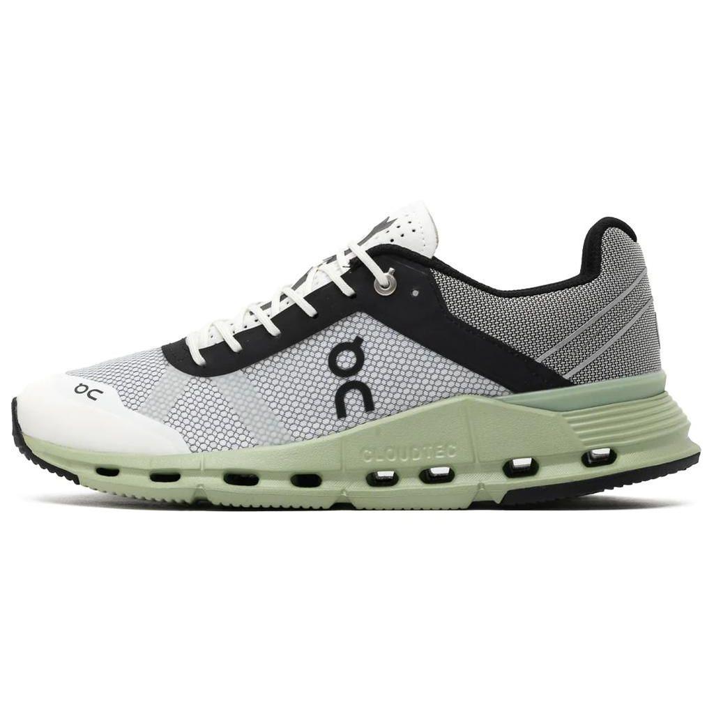 On Cloudnova Sports Trend N-Slip Wear-Resistant Low-Top Lg-Distance Running Shoes Women Sneaker White Gray Green 3WD30290299