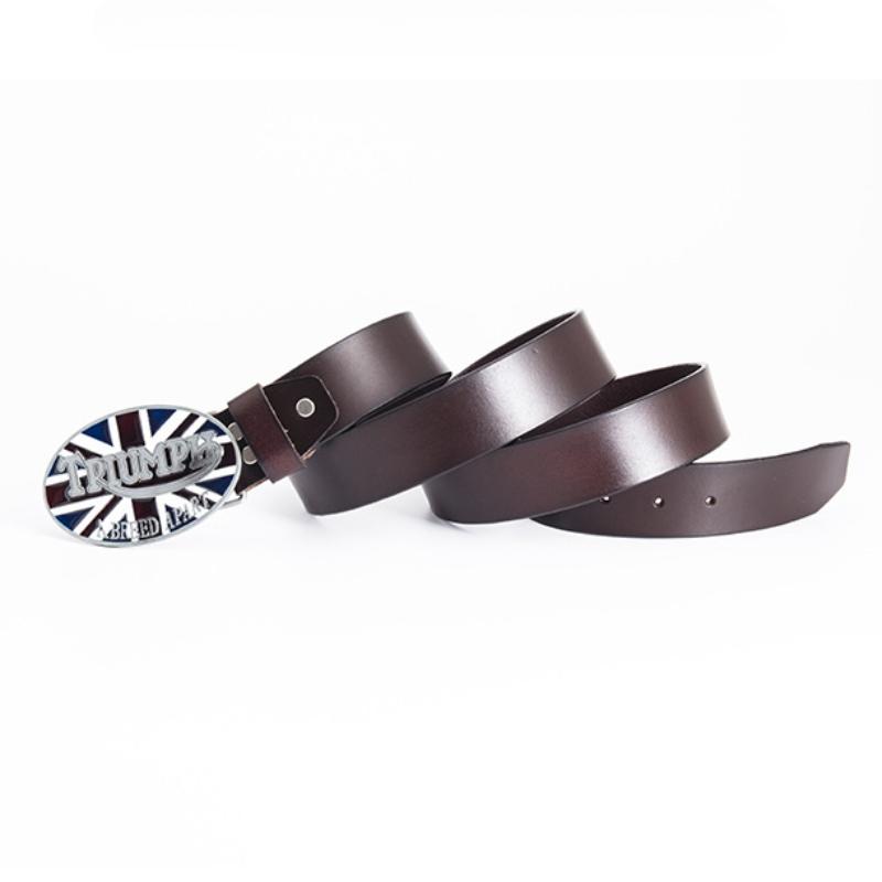 Zinc Alloy British Flag TRIUMPH Belt 21st Century New Fashion Belt